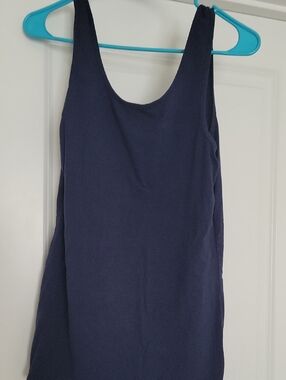 Old Navy Navy Scoop Neck Tank Top